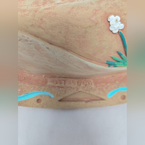 New Mexico Clay Pottery Wall Art By Leonardo Jaramillo 3D Effect Adobe Building - Picture 6 of 11